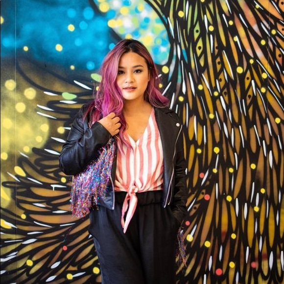 Black fringe jacket - Picture 2 of 3